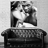 ポスター壁画Mike Tyson Boxer Figher Boxing Champ 40 x 40インチ( 100 x 100 CM接着ビニール# 17