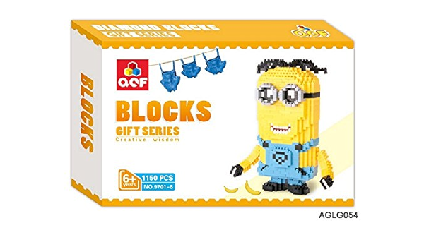 Amazon ミニオンズケビンビルディングブロック玩具nanoブロック 1150個 赤ちゃん 幼児のおもちゃ おもちゃ