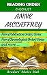 Reading order checklist: Anne McCaffrey - Series read order: Dragonriders of Pern series, Acorna Series, The Tower and Hive Series and more! (English Edition)