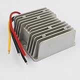 Newone 24V降圧13.8V車載変圧器 DC-DC降圧モジュール直流変圧器 LEDランプの監視設備の音響 入力電圧範囲24V(18-40V) (DC 24V(18V-40V)転13.8V 20A