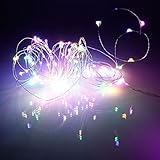 イルミネーションライト 防水 100球 10m USB式 LEDジュエリーライト イルミネーション 飾り 七夕 クリスマスライト 結婚式 パーティー ガーデン 庭屋外 室内の飾り ミックス