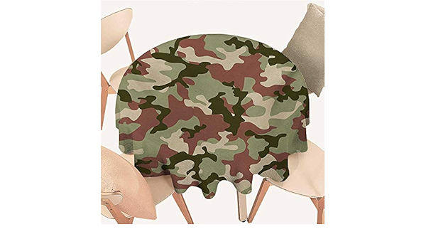 Amazon Cobedecor 迷彩柄 しわ防止 テーブルクロス 迷彩柄 4種類の展開 アンダーカバー 組み合わせ イラスト マルチカラー D 70 D178cm テーブルクロス オンライン通販