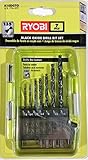 Ryobi A10D07G Black Oxide Drill Bit Set 7 Pcs [並行輸入品]