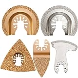 MOHOO サンディングパッド&ペーパー マルチツール　振動刃 替刃 セット マキタ 互換 先端工具 ボッシュ カットソー ブレード 5pcs