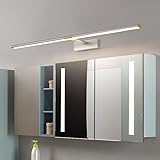 LED 洗面ライト ブラケットライト洗面ライト3色調光リトラクタブルランプアーム北欧 おしゃれ ミラーランプ バニティライト洗面所ウォールライトモダンなバスルームバニティライトLEDミラーフロントランプ洗面所メイクアップミラーライト，壁取り付け用燭台壁掛け照明照明器具洗面所 室内照明 化粧台 防水(C,40cm)