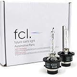 fcl.(エフシーエル) D2S HID バルブ ホワイト 純白色 6000K 車検対応 12V 24V 対応 純正交換 35W プロジェクター 左右分2個入り