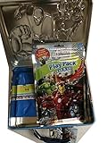 Avengers Tin Lunchbox with Refreezeable Ice Block and Activities Play Pack [並行輸入品]