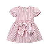 Kukiwa可愛い女の子 ストライプ 蝶結ぶ　子ども服 チュールスカートキッズ ガールズ フォーマル ワンピース 誕生日のプレゼント　イベント　パーティー　写真撮影　発表会　入学式　七五三　記念日 　
