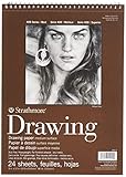 Strathmore STR-400-4 24 Sheet No.80 Drawing Pad, 9 by 12 by Strathmore
