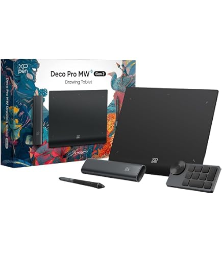 Amazon | XP-PEN ペンタブレット Deco Pro MW Gen2 MT0962B_ACK05
