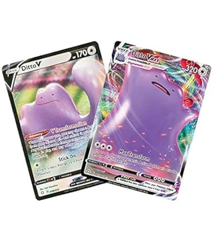 Amazon.co.jp: ポケモンカードゲーム S4a 324/190 メタモンVMAX