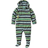 【正規取扱店製品】patagonia パタゴニア インファントマイクロＤバンティング 60175 ダイヤモンドストライプ/テーラードグレー 12M