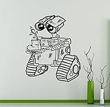ビニールステッカー壁Wall DecalディズニーCartoons Eロボットホームインテリアアイデアインテリア取り外し可能子供部屋壁アート6 ( WLE )