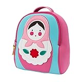 Dabbawalla Bags Preschool & Toddler Russian Doll Backpack, Pink by Dabbawalla Bags