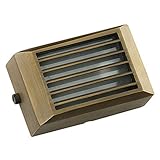 Best Quality Lighting LV57S AB Finished Outdoor Step Light with Clear Glass Shade, Bronze [並行輸入品]