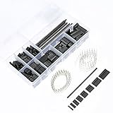 KKmoon 1450点セット デュポンコネクタ キット 2.54mm PCBジャンパー線ピンヘッダーコネクター オス+メス 40ピン 電子部品セット Arduino Dupont用 収納ボックス付き