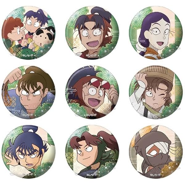 忍たま乱太郎 中在家長次 百面相 寝巻き姿の段　缶バッジ 忍たま乱太郎 百面相缶バッジ 寝巻き姿の段 13パック入りBOX