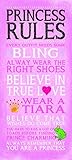 Heritage 1093 Princess Rules Wall Decor, 18 x 8-Inch, Pink [並行輸入品]