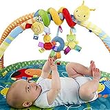 Baby Hanging Toys Stroller Cot Bed Activity Spiral Stroller and Travel Activity Toy by Home_Dress