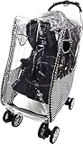 (アリサナ) arisana ベビーカー レインカバー ベビーカー用 A型 B型 対面 背面 対応 C.ボーダー
