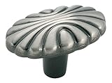 Amerock BP1338PWT Natural Elegance Oval Knob, Pewter, 1-9/16-Inch by Amerock [並行輸入品]