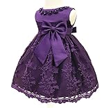 CHD 子供ドレス　ベビードレス ベビーデイジー セレモニードレス 結婚式 フォーマルドレス 子供服 女の子ノースリーブ 赤ちゃん お宮参り 刺繍　出産祝い プリンセスドレス　撮影ドレス (12, デ