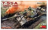 ミニアート 1/35 ソビエト軍 T-55A Mod.1981 フルインテリア (内部再現)プラモデル MA37020