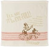 内野 ディズニー ブリュム タオルハンカチ レッド【サイズ】約25×25cm