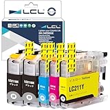 LCL Brother用 LC211 LC211BK LC211C LC211M LC211Y （5パック BK*2/C/M/Y） 互換インクカートリッジ 残量表示付き 対応機種：DCP-J562N/J963N/J567N/J762N/J567N/J767N/J962N/J963N-B/J963N-W/J968N-B/J968N-W MFC-J880N/J730DN/J730DWN/J737DN