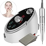 ネイルドリル、電気ネイルファイル マニキュア ペディキュアドリル、LEDディスプレイ 研磨サンドバンド 光沢 ネイルアートアクリル ネイル用 掘削工具(1*)