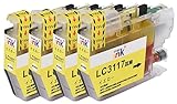 TOPマーケット LC3117Y イエロー 4本 インク 互換品 MFC-J6980CDW MFC-J6580CDW MFC-J5630CDW MFC-J6583CDW MFC-J6983CDW 対応