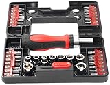 GREATTOOL 差替式ラチェットドライバーセット 38PC GTKS-38D