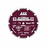 A.G.E. Series by Amana Tool MD10-500R Rip Crosscut Combination ArmorMax Non-Stick Coating 10-Inch x 