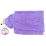 Zicac　ベビースリング　ウエストキャリー　メッシュデザイン　通気　4色選択可能　ポリエステル+コットン　幅広　ベビー　ヒップシートキャリア　抱っこ紐　新生児から30ヶ月まで使える (パープル)