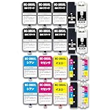 【埼玉WH】BC-385/386 補充用インク 大容量タイプ 詰め替えキット付 BC-385XL x 6回分 (ブラック) ＋ BC-386XL x 2回分 (3色カラー)