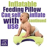 Airbornbaby Best Nursing Pillow Breastfeeding Travel Baby Lounger Positioner FREE ebook on Feeding a