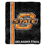 Oklahoma State Cowboys NCAA Sherpa Throw (ジャージーシリーズ) ( 50in X 60 In )