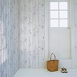 はがせるDIY 壁紙シール ハリーステッカー ホワイトリアルウッド 50cm×1m メートル単位販売