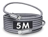 5m/1本 usb c ケーブル PD対応 60W急速充電 CLEEFUN c to c ケーブル 長い