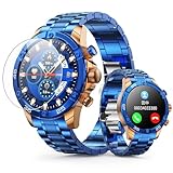 スマートウォッチ 丸型 メンズ iPhone アンドロイド対応 smart watch Bluetooth5.0 通話機能付き 1.53 イ