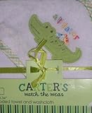 Carter's Watch the Wear Hooded Towel and Washcloth -- Alligator by Carter's
