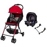 【セット買い】 コンビ ベビーカー F2 plus バーニングレッド(RD) + F2用トラベルシステムキット ブラック