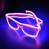 [Props For Party]BOOMER VIVI EL Wire LED Light Up Fashion Glasses Illuminated Neon LED Eyeglasses Fo