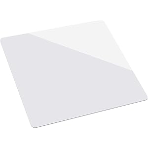 ONYS冷蔵庫 マット ポリカーボネート 床保護 マット 下敷き透明 耐震 キズ防止 傷凹み防止マット 冷蔵庫マット 防…