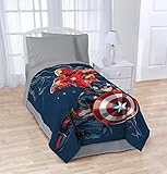 Marvel Captain America Civil War Plush Blanket 62in x 90in [並行輸入品]