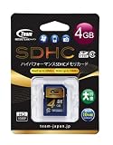 Team SDHC SDカード CLASS10 4GB 20Mb/s TG004G0SD28K