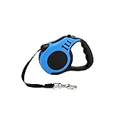 犬用リード 伸縮リード 省力伸縮リード 巻き取り式ドッグリード ハーネス リード 自動伸縮 犬リード 小型犬 中型犬 大型犬 全種類犬に適用 ペット用品 犬 かわいい ５メートルブルー