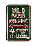 Authentic Street Signs NHL公式ライセンス、リアル、プレミアムグレードソリッドスチールエンボス駐車場サイン12 " x 18 "の-wall装飾ホーム、オフィス、garage-