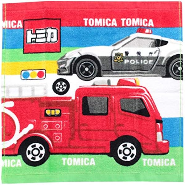 Amazon Co Jp トミカ ハンドタオル シーン Wj4610 ウォッシュタオル Tomica キャラクター 入園 グッズ 林 タオル かわいい ハンカチ おもちゃ