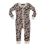 MilkBarn SLEEPWEAR ベビー・ボーイズ カラー: パープル